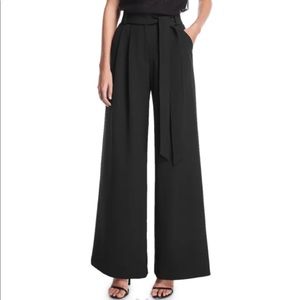 Natalie Tie-Waist Wide-Leg Pants
